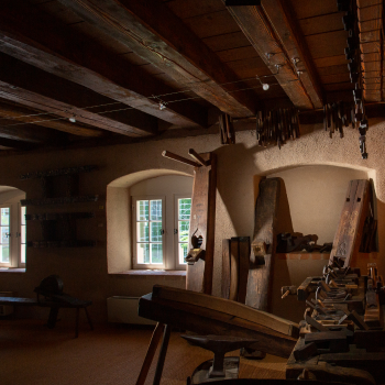 Exposition de pièces de l’atelier du tonnelier